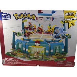 MEGA Pokémon Training Stadium Building Set 1107 PCS Pikachu Eevee
